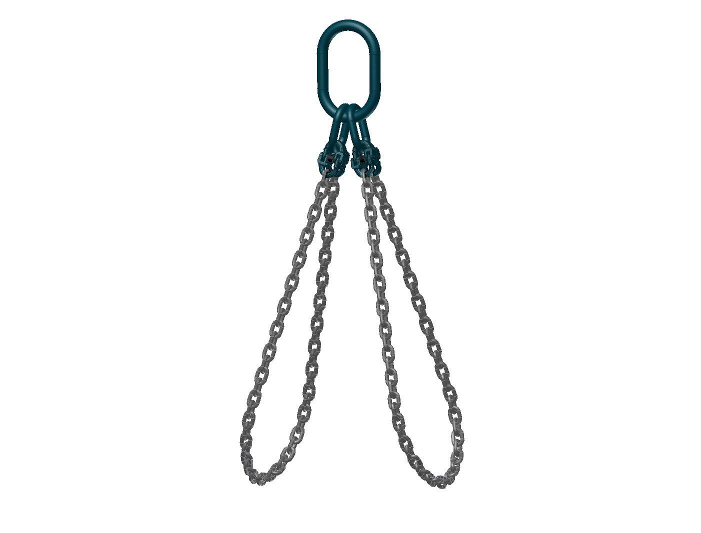 4legged lifting chain with a shortening hook VB 412, grade 120 PTEAM
